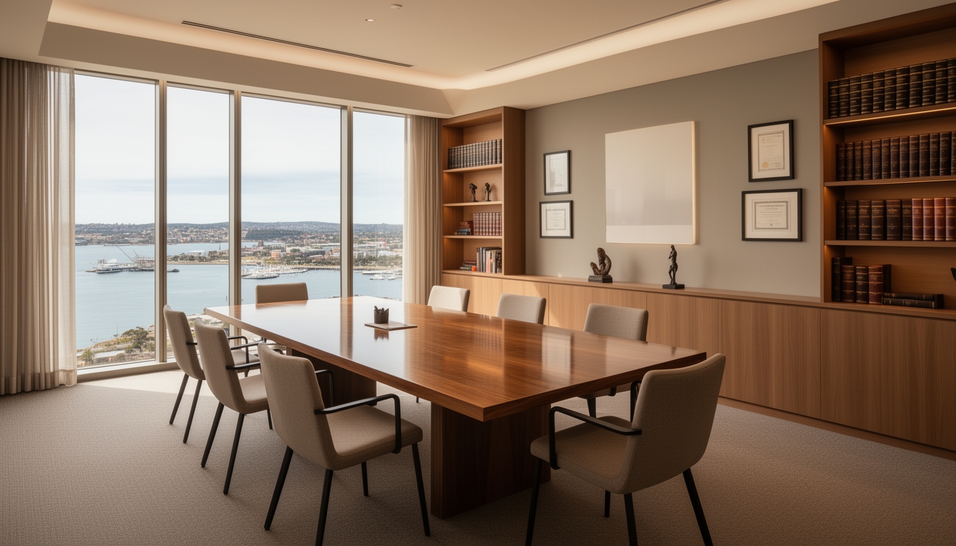 Harbor Law boardroom